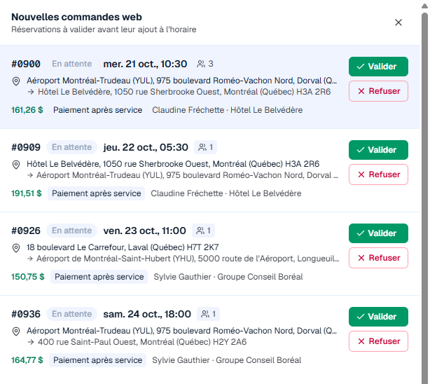 Simplifier les réservations de vos clients réguliers.