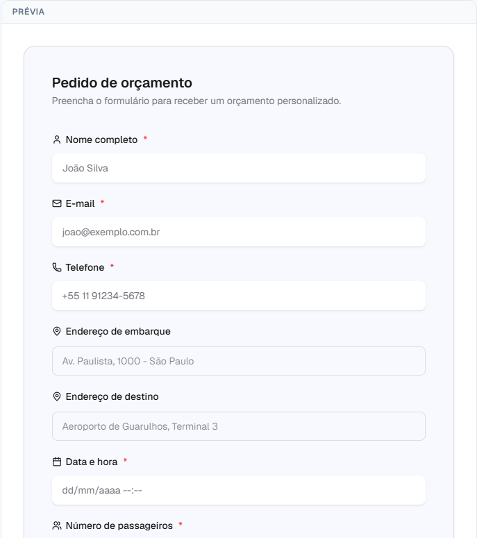 Preparar a próxima reserva